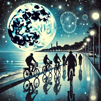 Night Bike Tour under the Moonlight