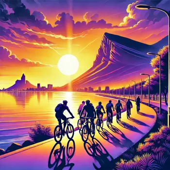 Sunset Photography Bike Tour in Alicante
